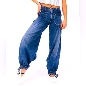 Free People wide leg jeans